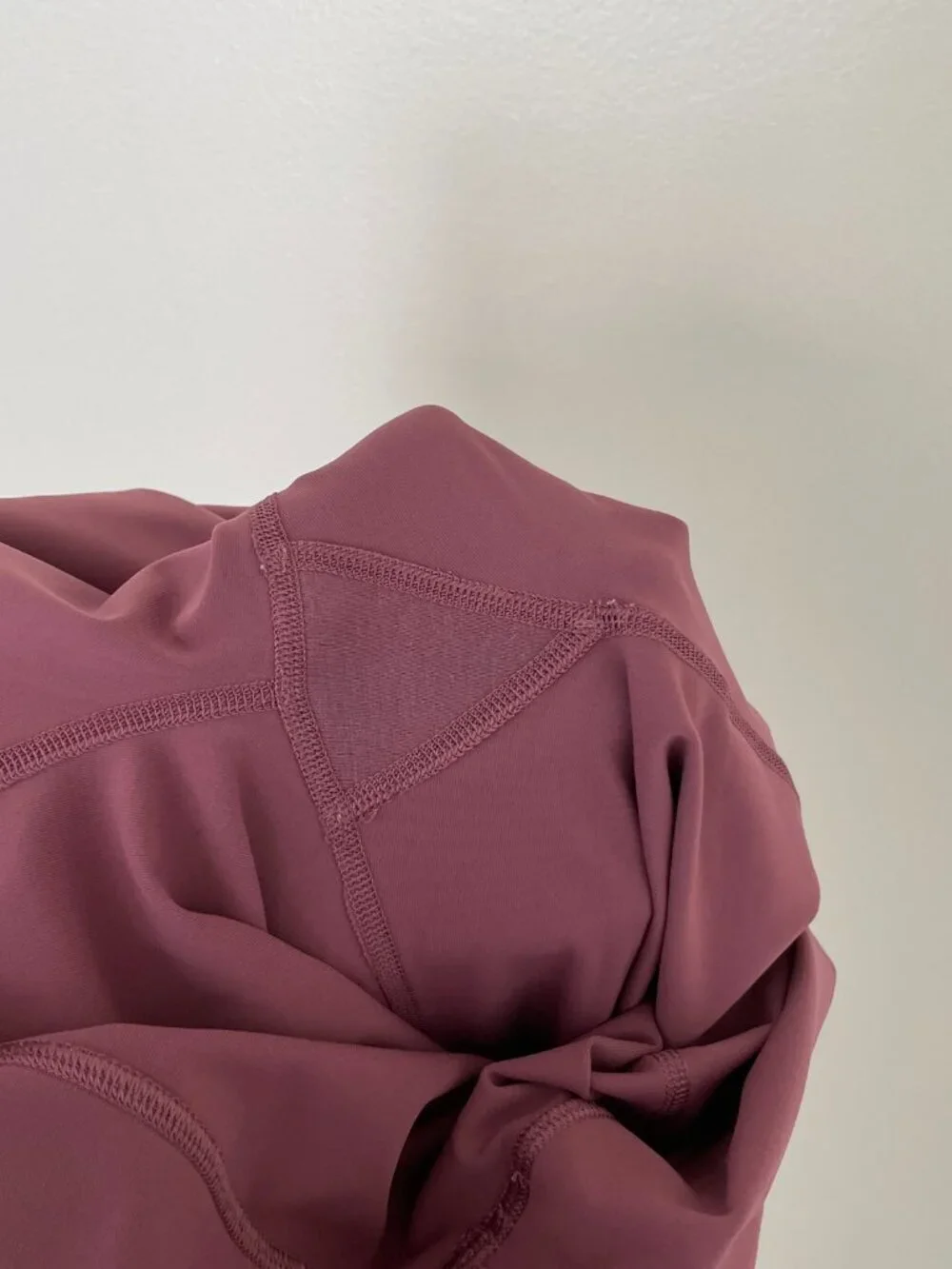 Lululemon Wunder Under Crop High-Rise Roll Down Scallop Luxtreme Plumful Size 6